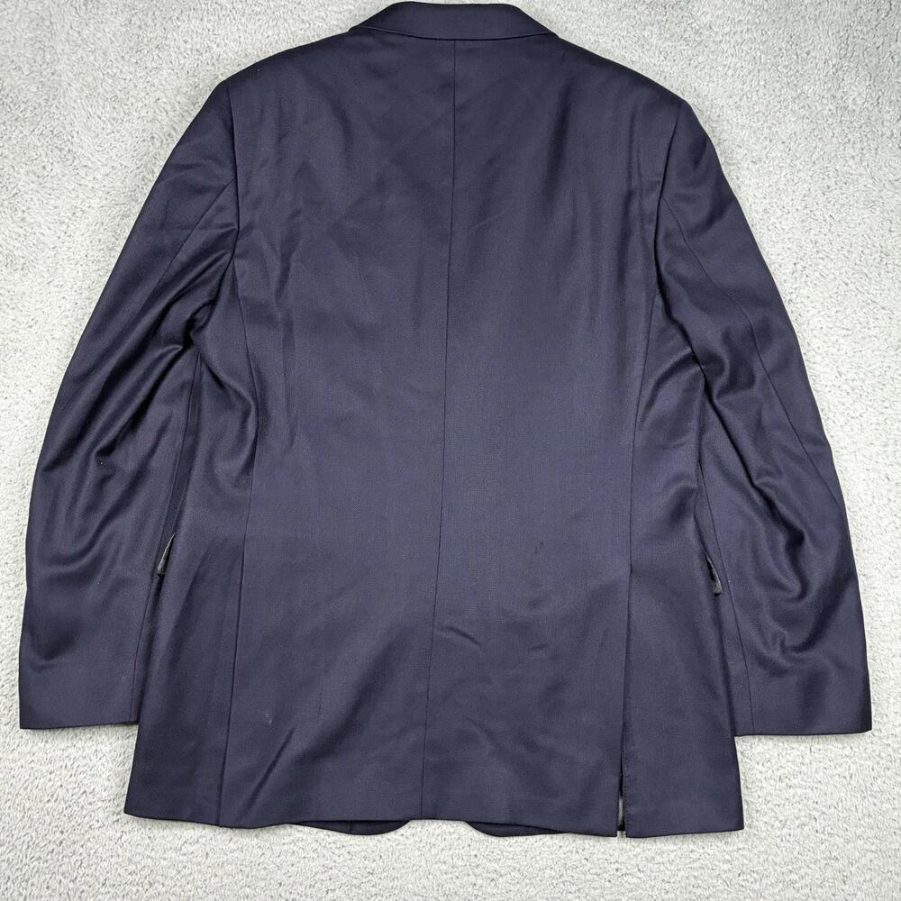 Joseph Abboud 42L Men’s Blue Wool Blazer Sport Coat Loro Piana Fabric - Picture 8 of 8